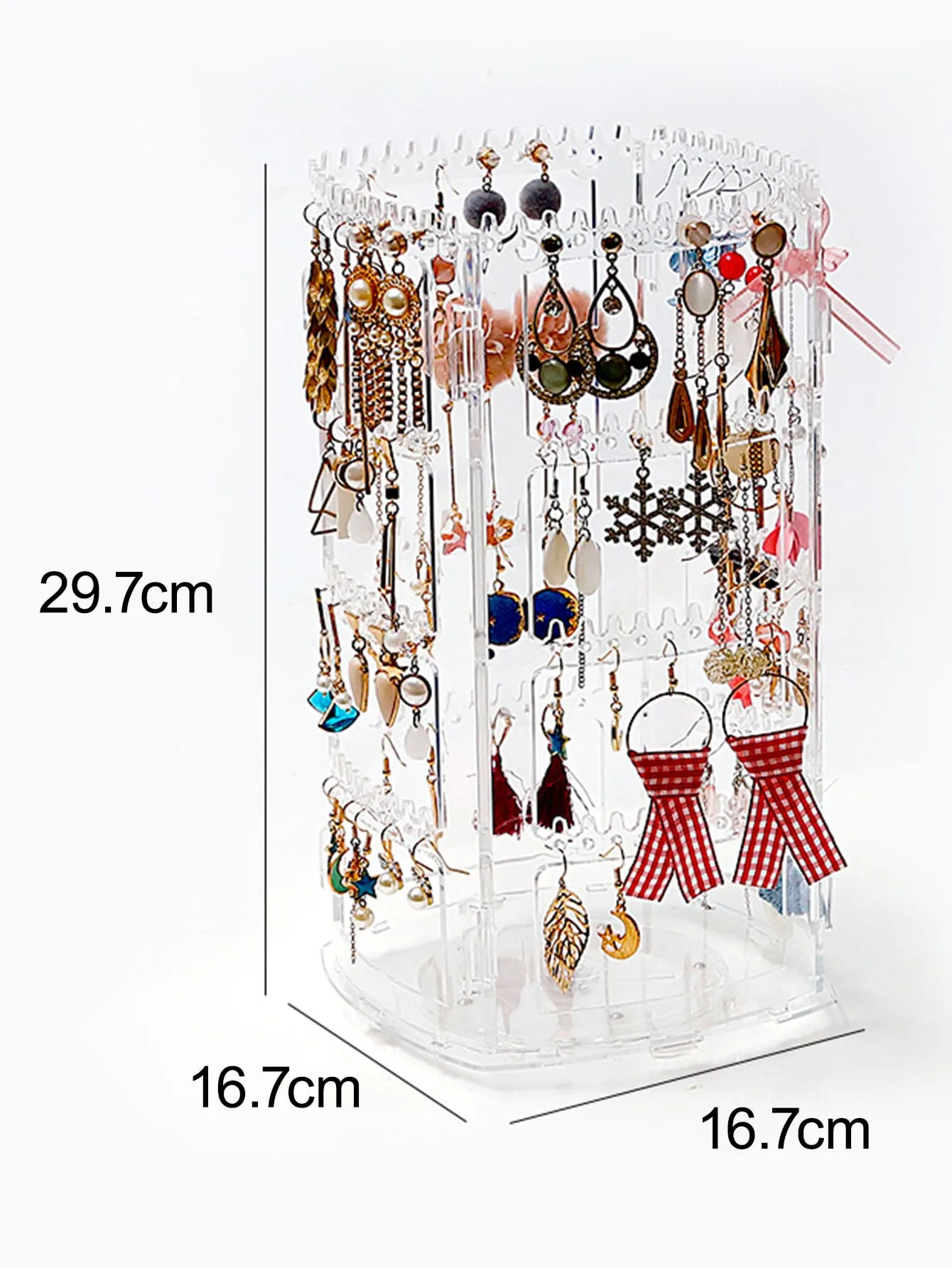 1pc Clear Jewelry Storage Rack