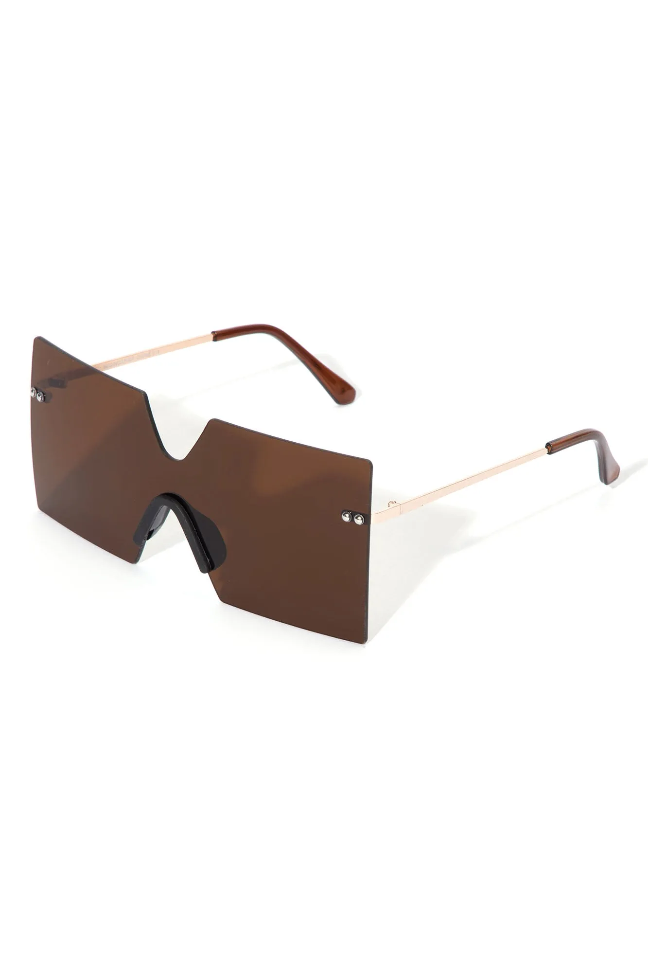 A List Status Sunglasses - Brown