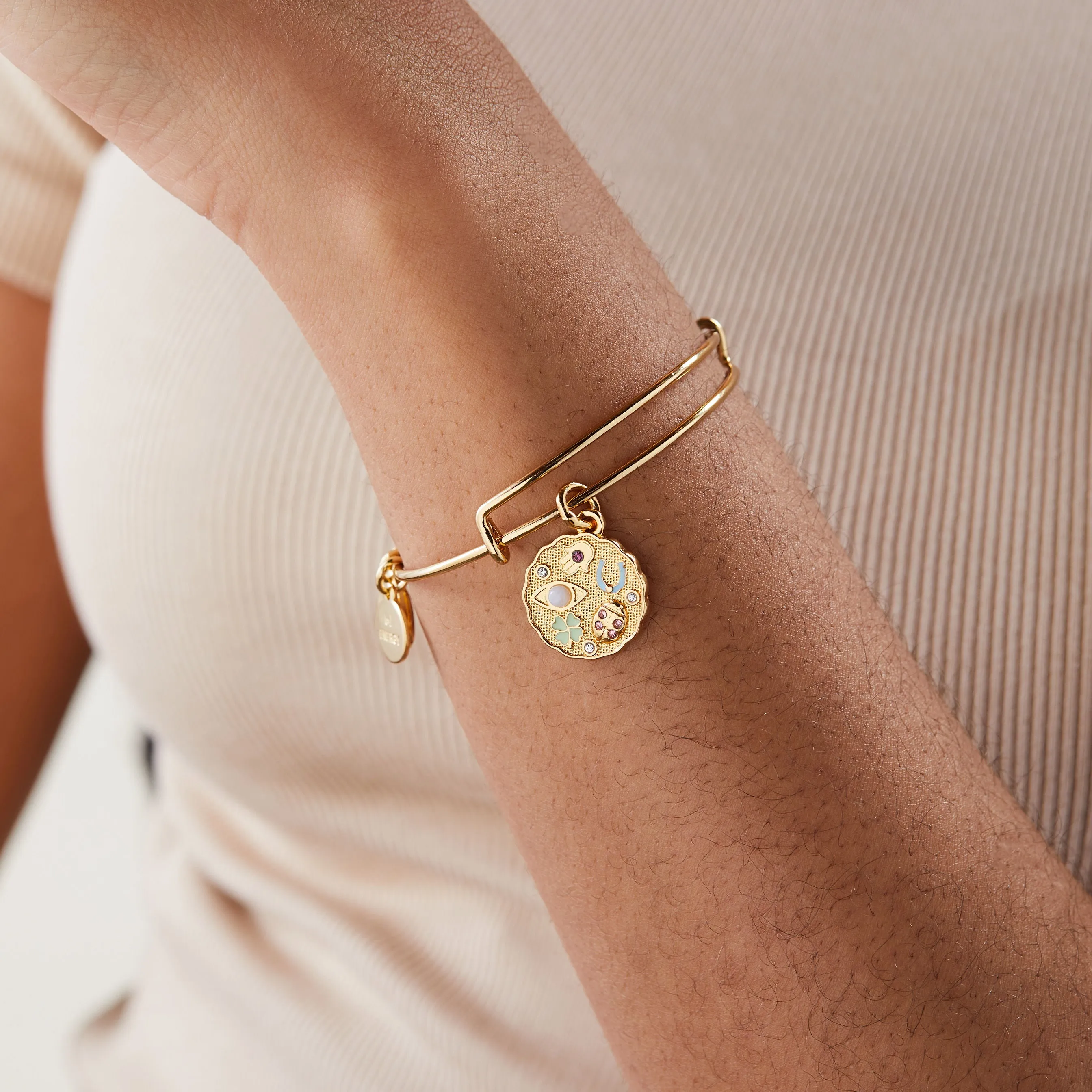 Abundant Blessings Charm Bangle Bracelet