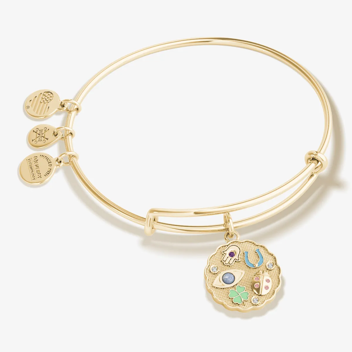 Abundant Blessings Charm Bangle Bracelet