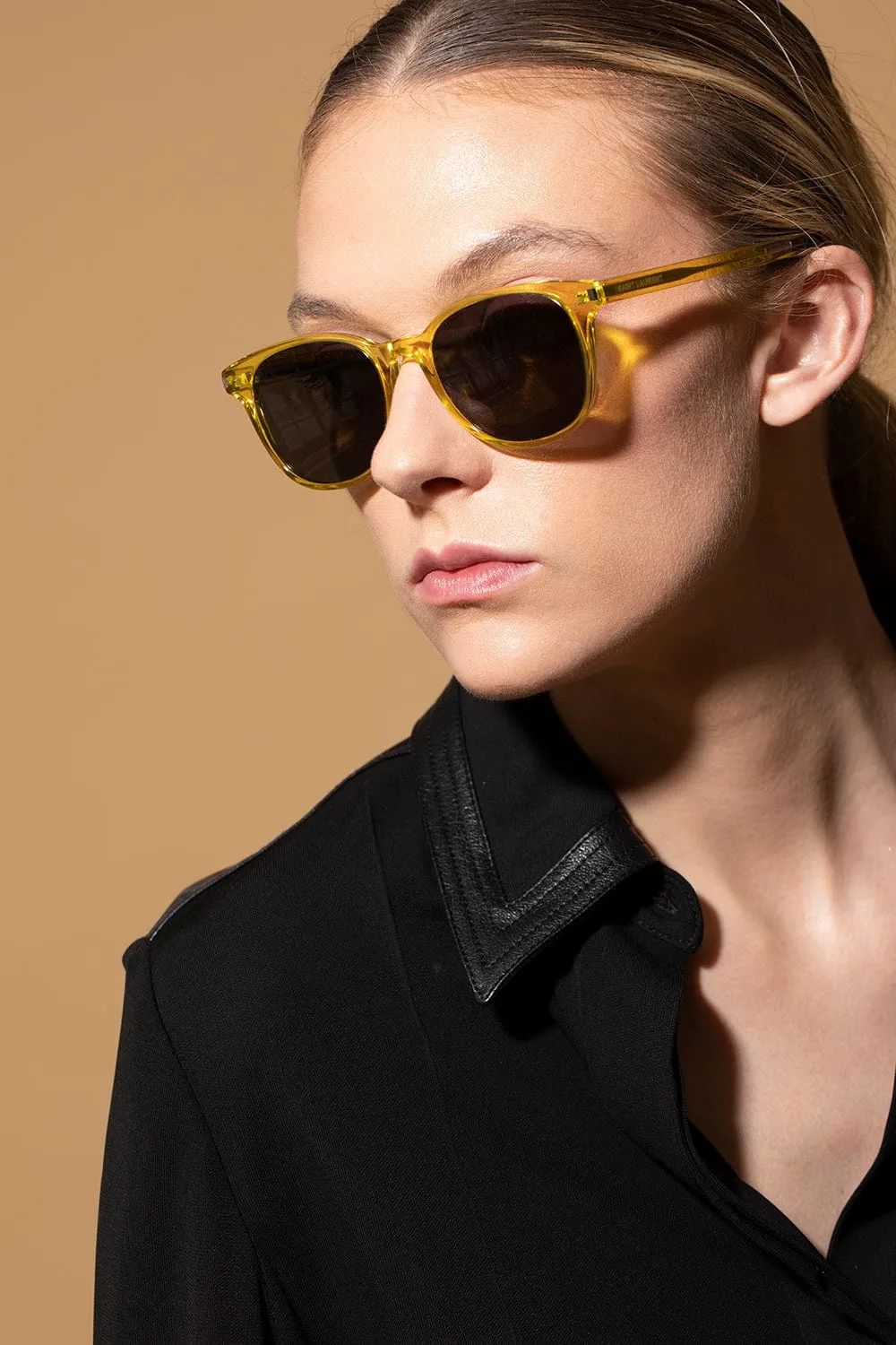 Acetate Sunglasses - Yellow Black