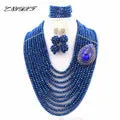 African Beads Jewelry Sets Crystal Beads