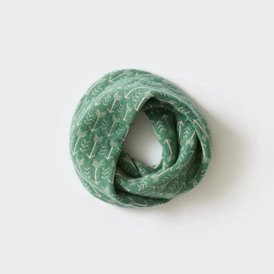 Arrow Circle Scarf - Willow & Seashell