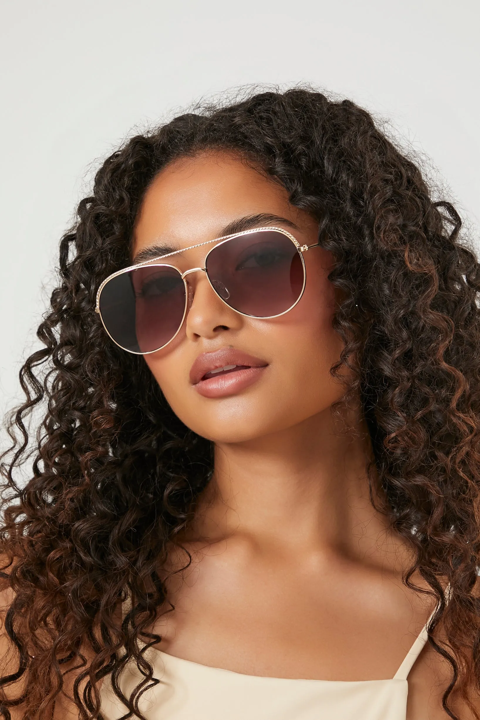 Aviator Frame Sunglasses