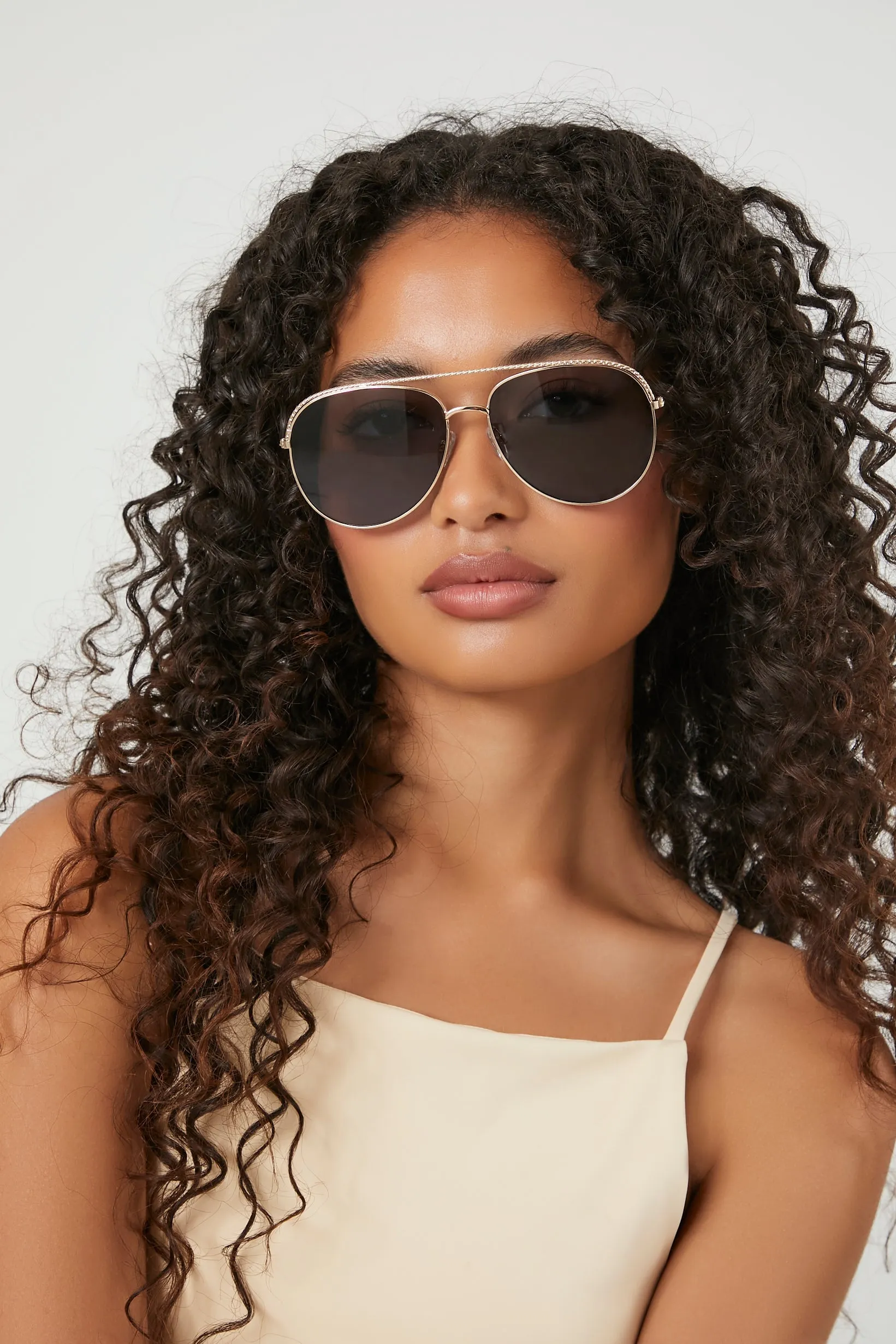 Aviator Frame Sunglasses