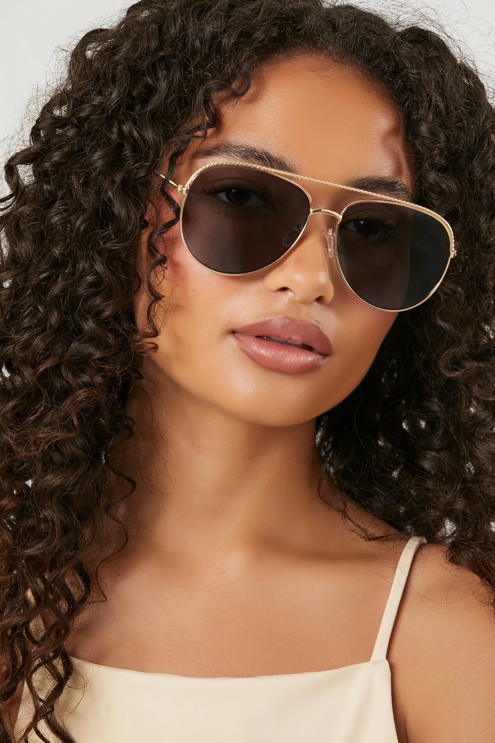 Aviator Frame Sunglasses