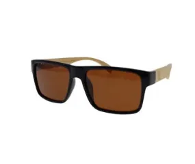 Bamboo Blonde Square Sunglasses