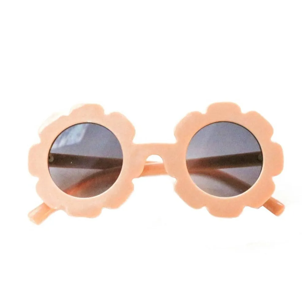 Blueberry Bay Flower Sunglasses, Blush