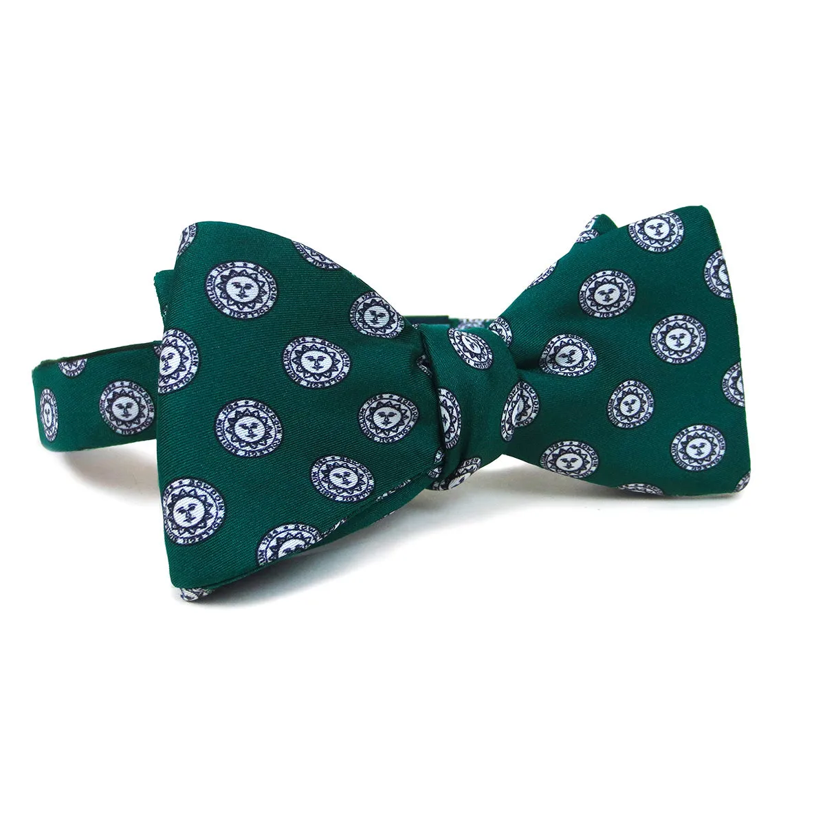 Bowdoin Seal Silk Bow Tie