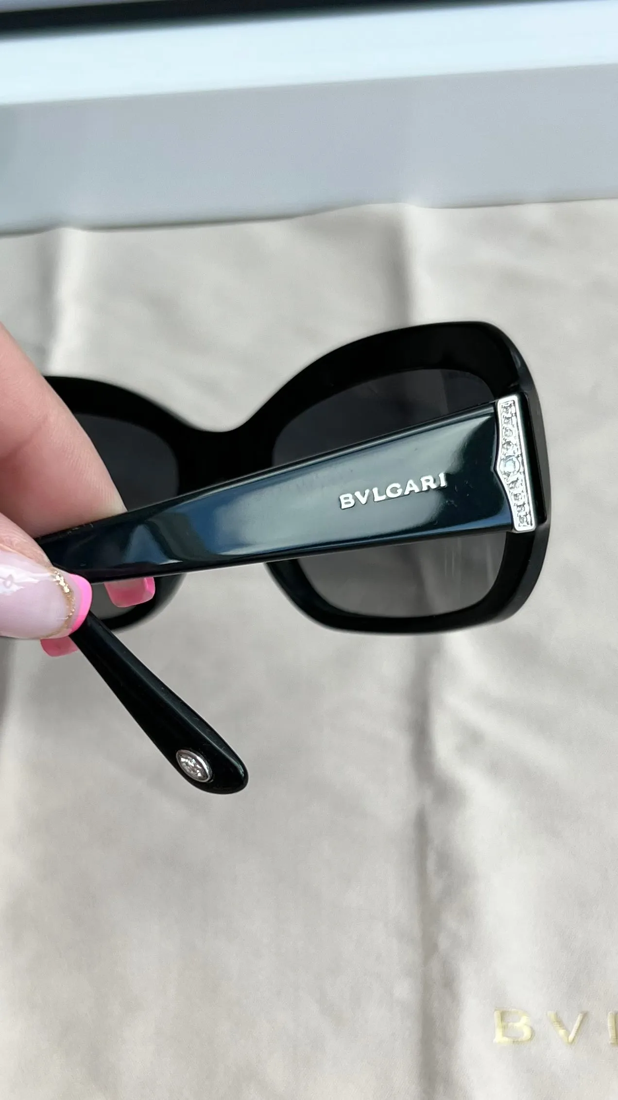 Bvlgari Crystal Sunglasses