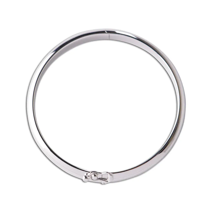 Sterling Silver Bangle - Elegant & Timeless Cherished Moments Classic Design