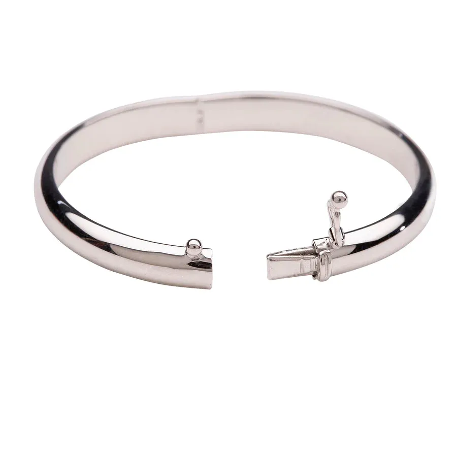 Sterling Silver Bangle - Elegant & Timeless Cherished Moments Classic Design