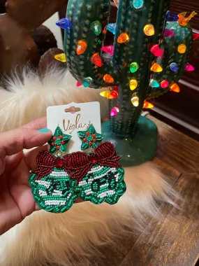 Christmas earrings