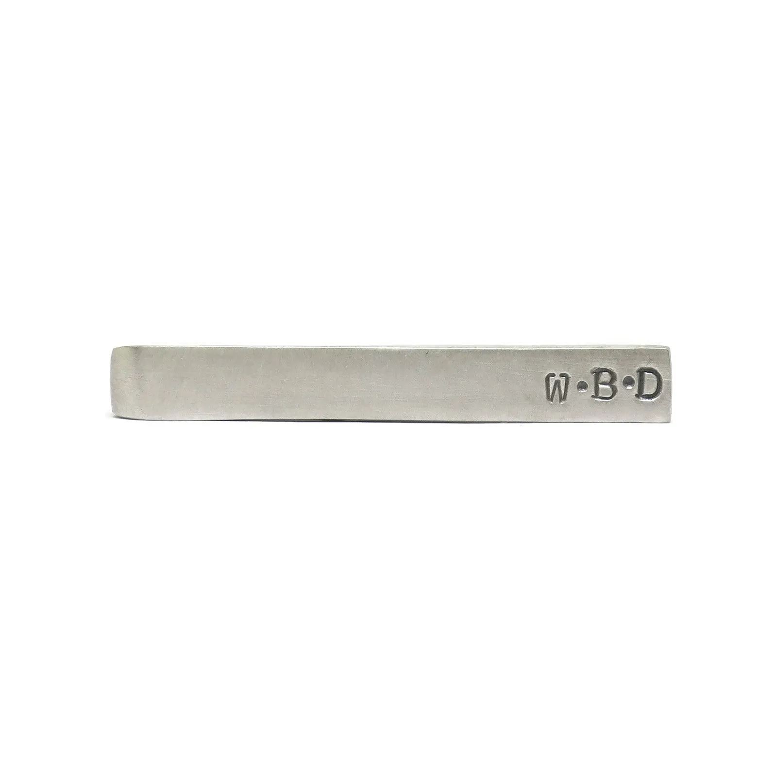 custom initials tie bar