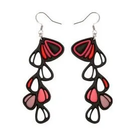 Dahlia Earrings Pink