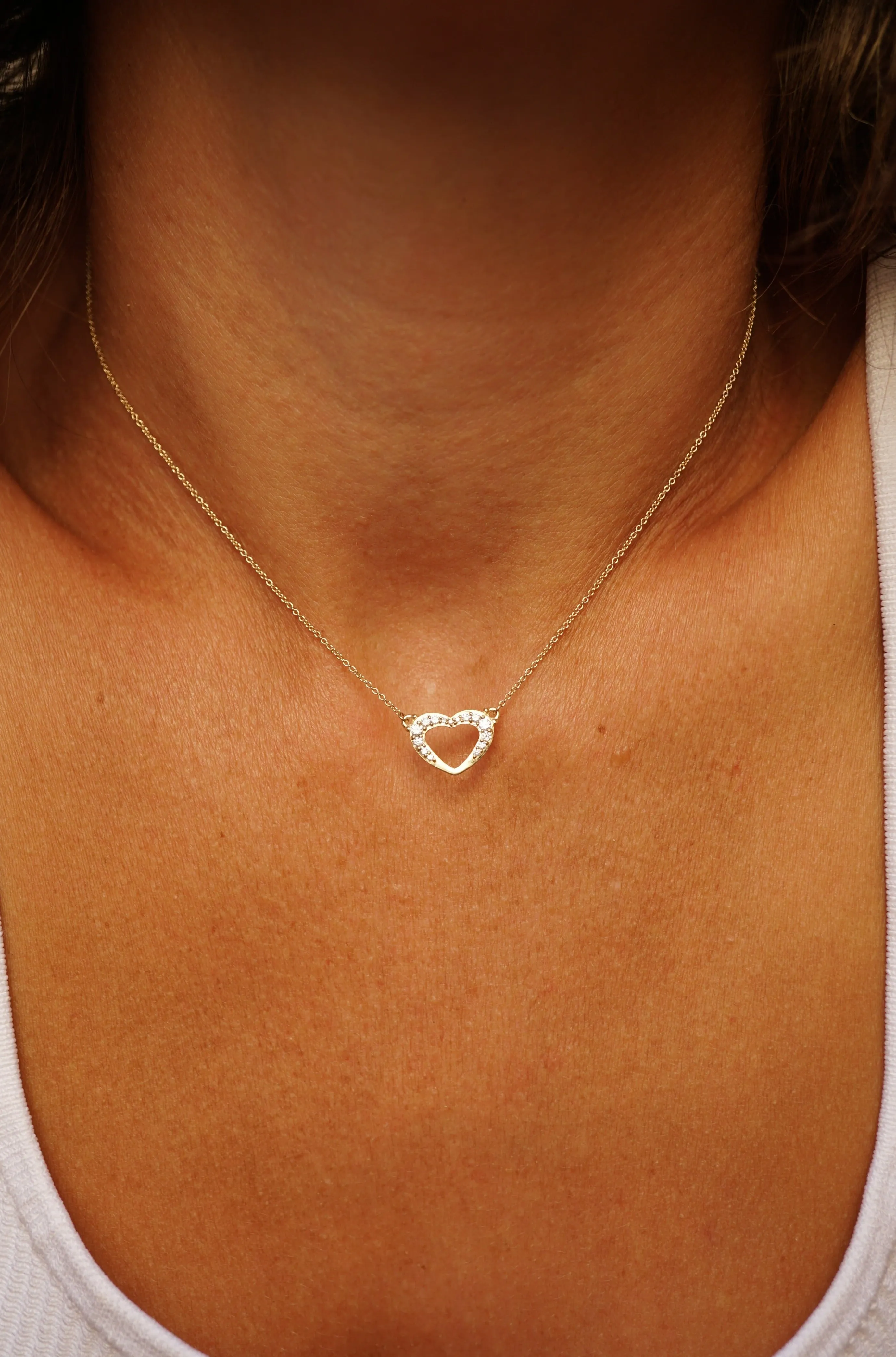 Diamond Heart Necklace