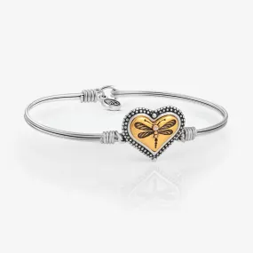 Dragonfly Remembrance Bangle Bracelet