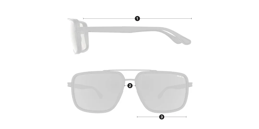 DUSK BLACK/GRAY SUNGLASSES