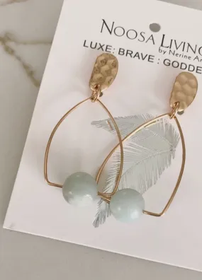 Elle Earrings (Mint)