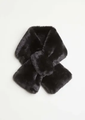 Faux Fur Pull Through Scarf