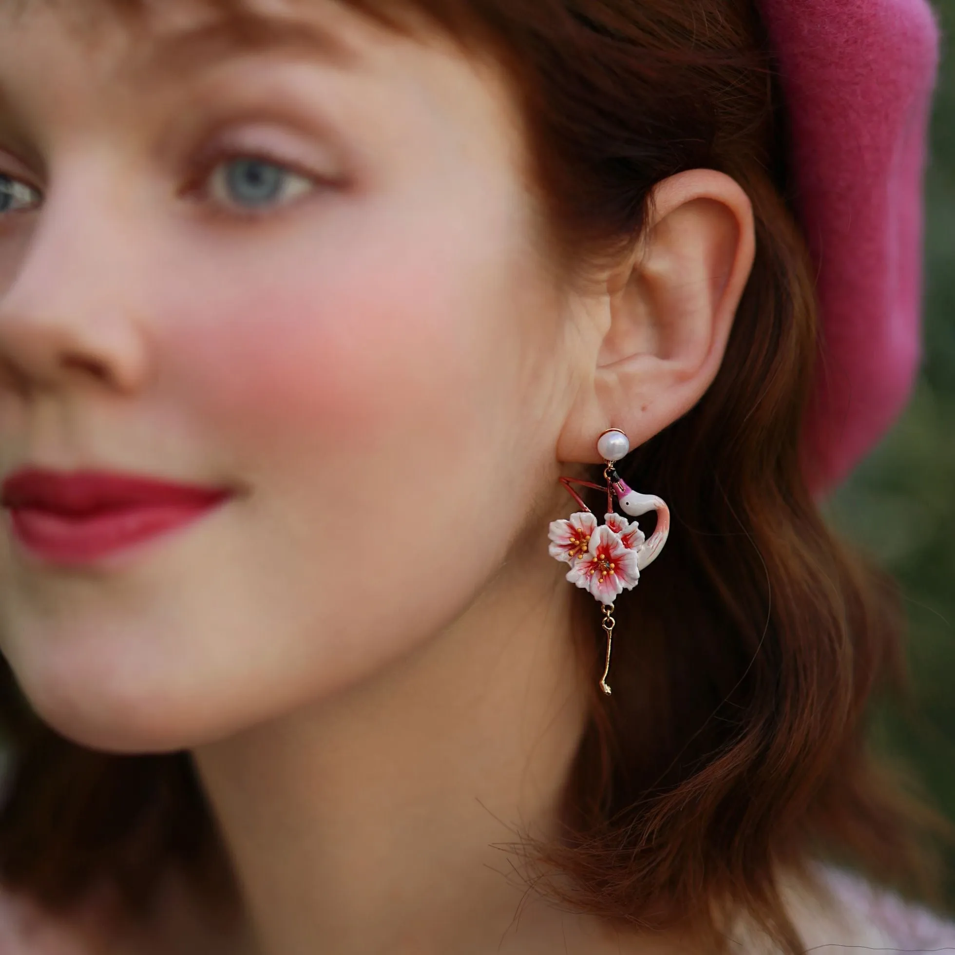 Flamingo Earrings