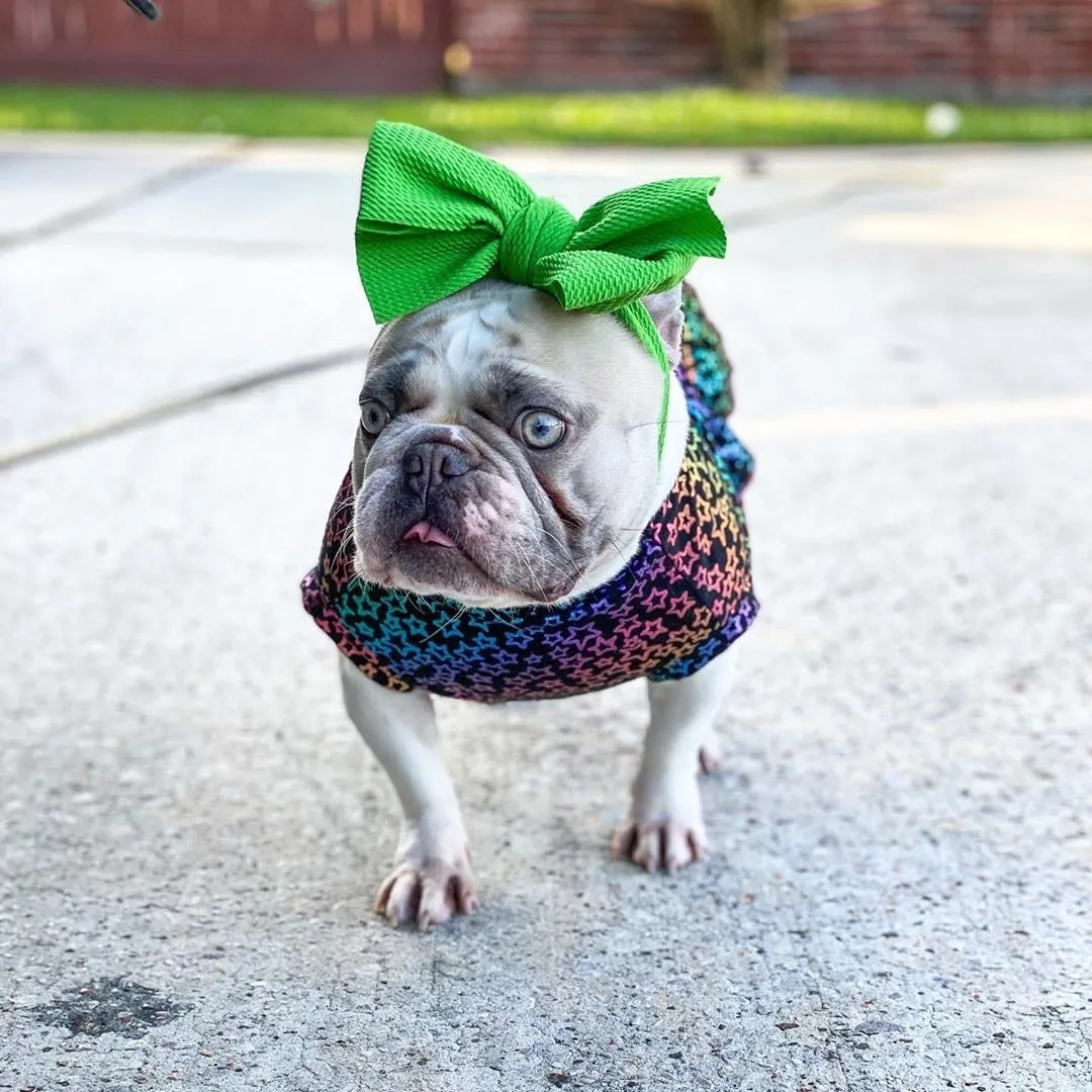 Frenchiestore Pet Head Bow | Green