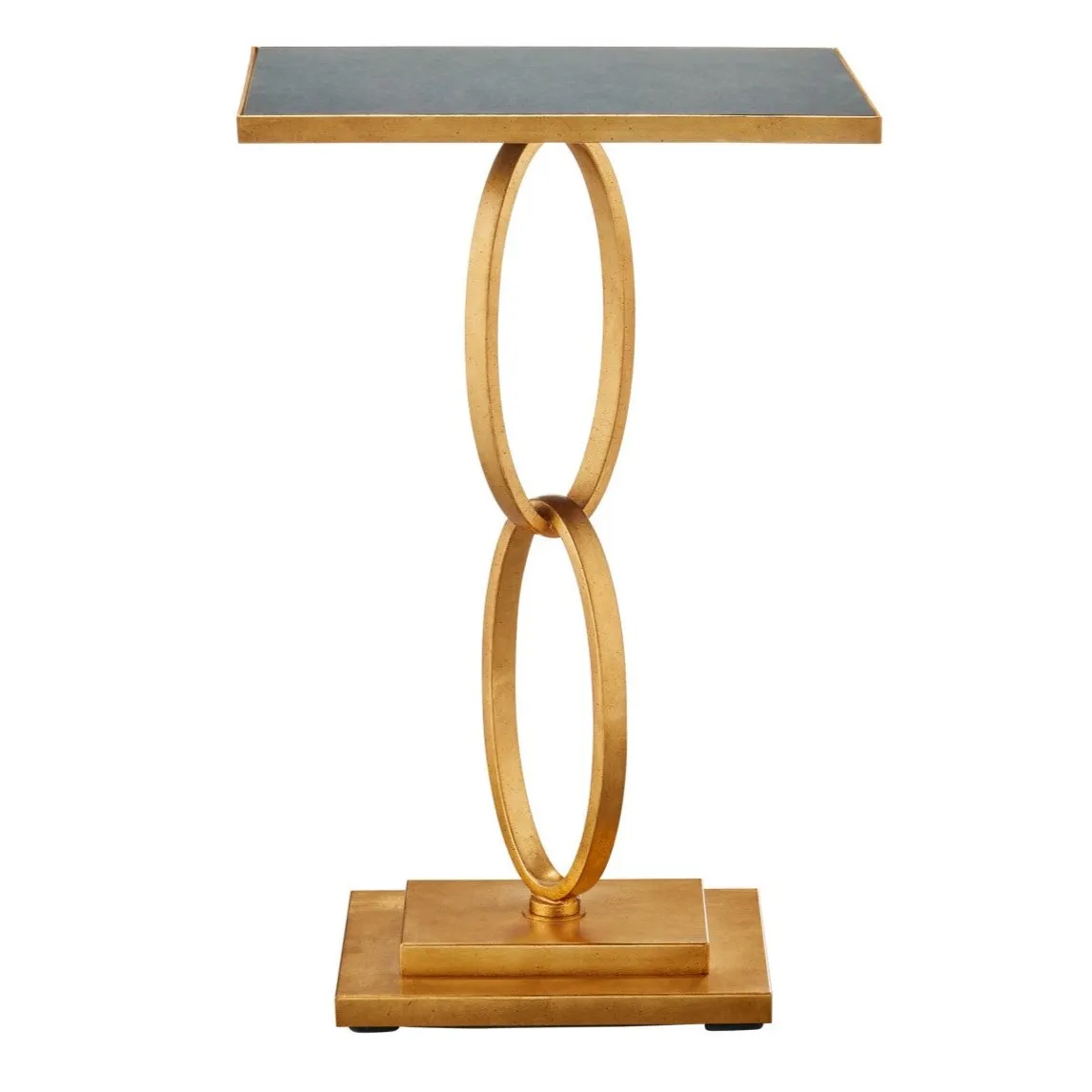 Gold Bangle Legs Accent Table