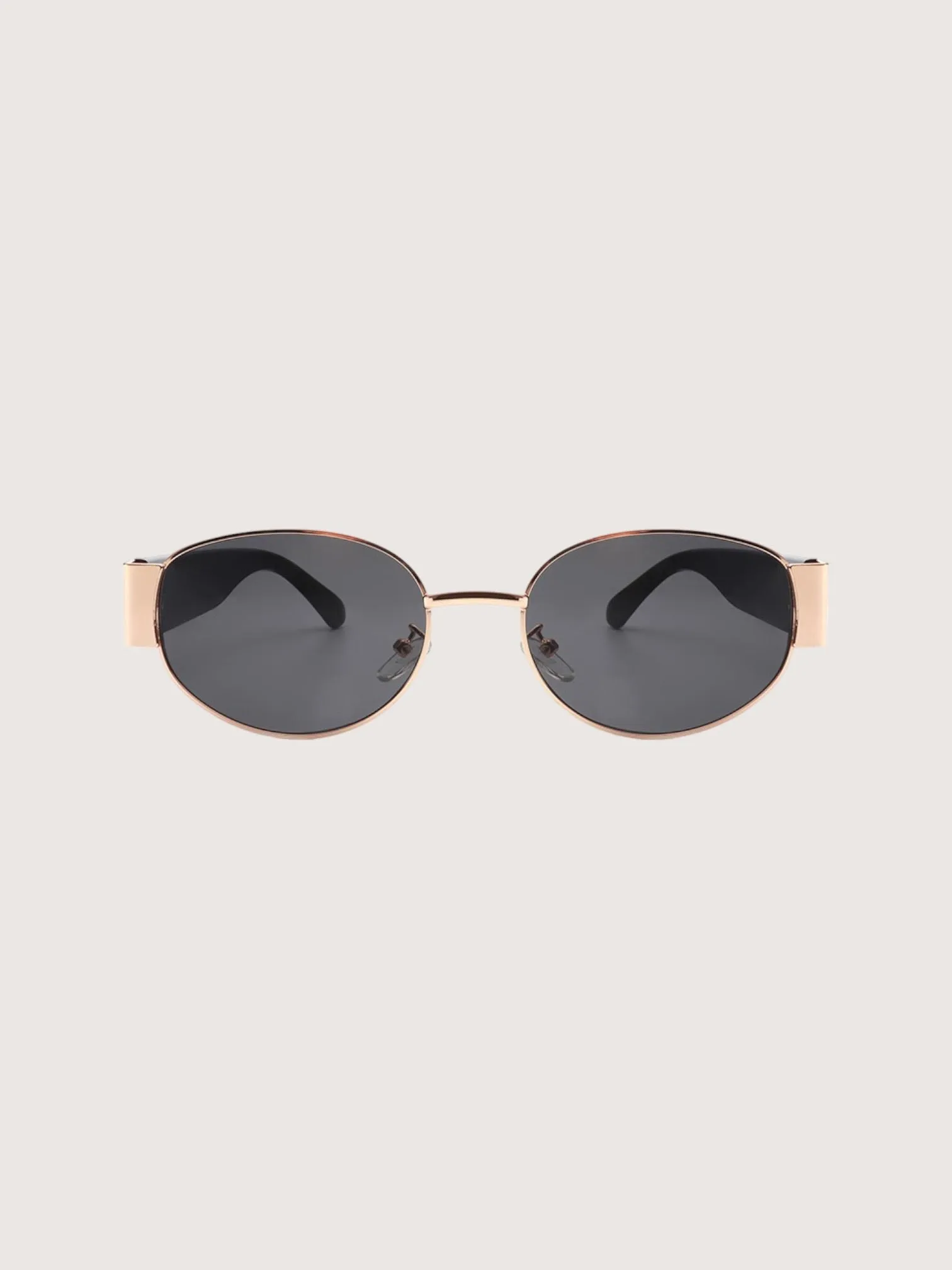 Gold Frame Sunglasses | Black