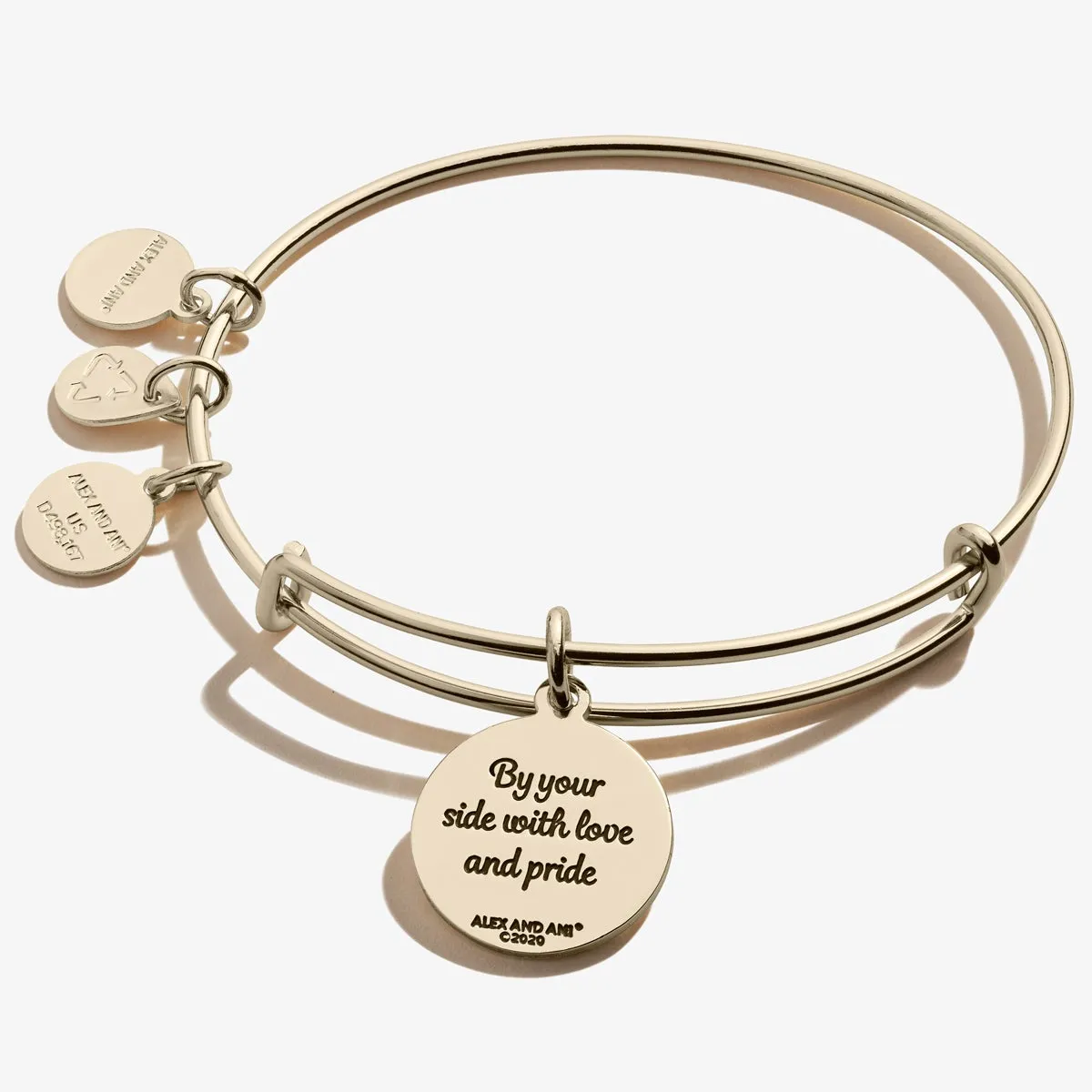 Granddaughter, 'By Your Side' Charm Bangle