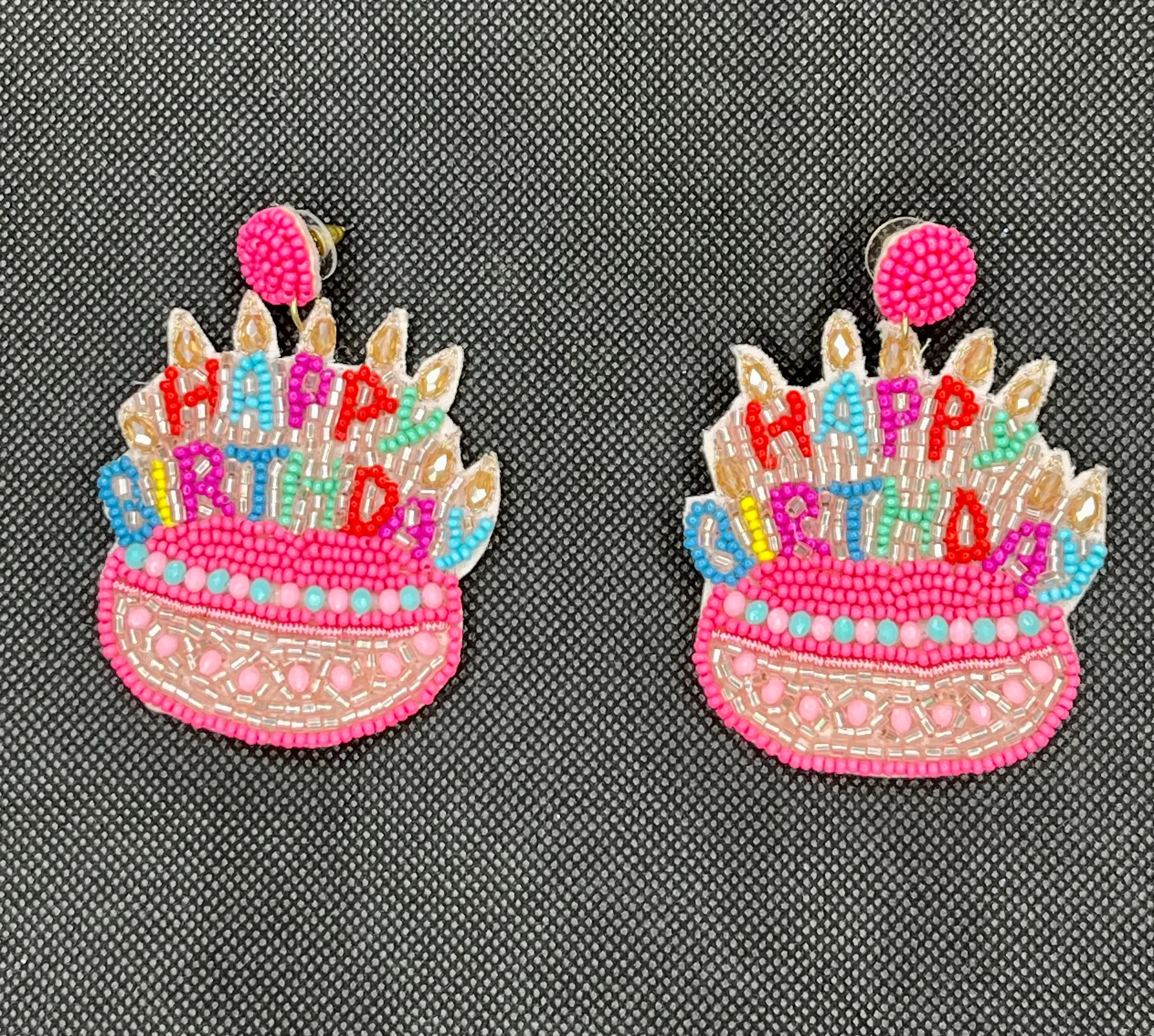 Happy Birthday Earrings