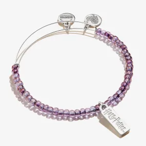 Harry Potter Illumination Beaded Charm Bangle, Purple