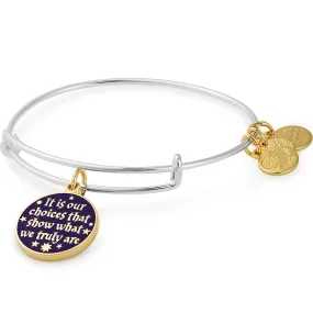 Harry Potter 'It's Our Choices' Charm Bangle