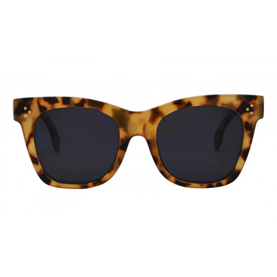 I SEA SUNGLASSES - Stevie Sunglasses in Yellow Tort/Smoke