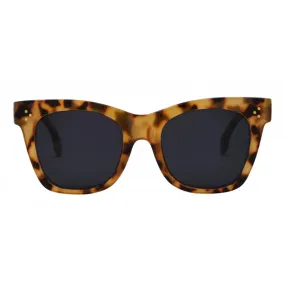 I SEA SUNGLASSES - Stevie Sunglasses in Yellow Tort/Smoke