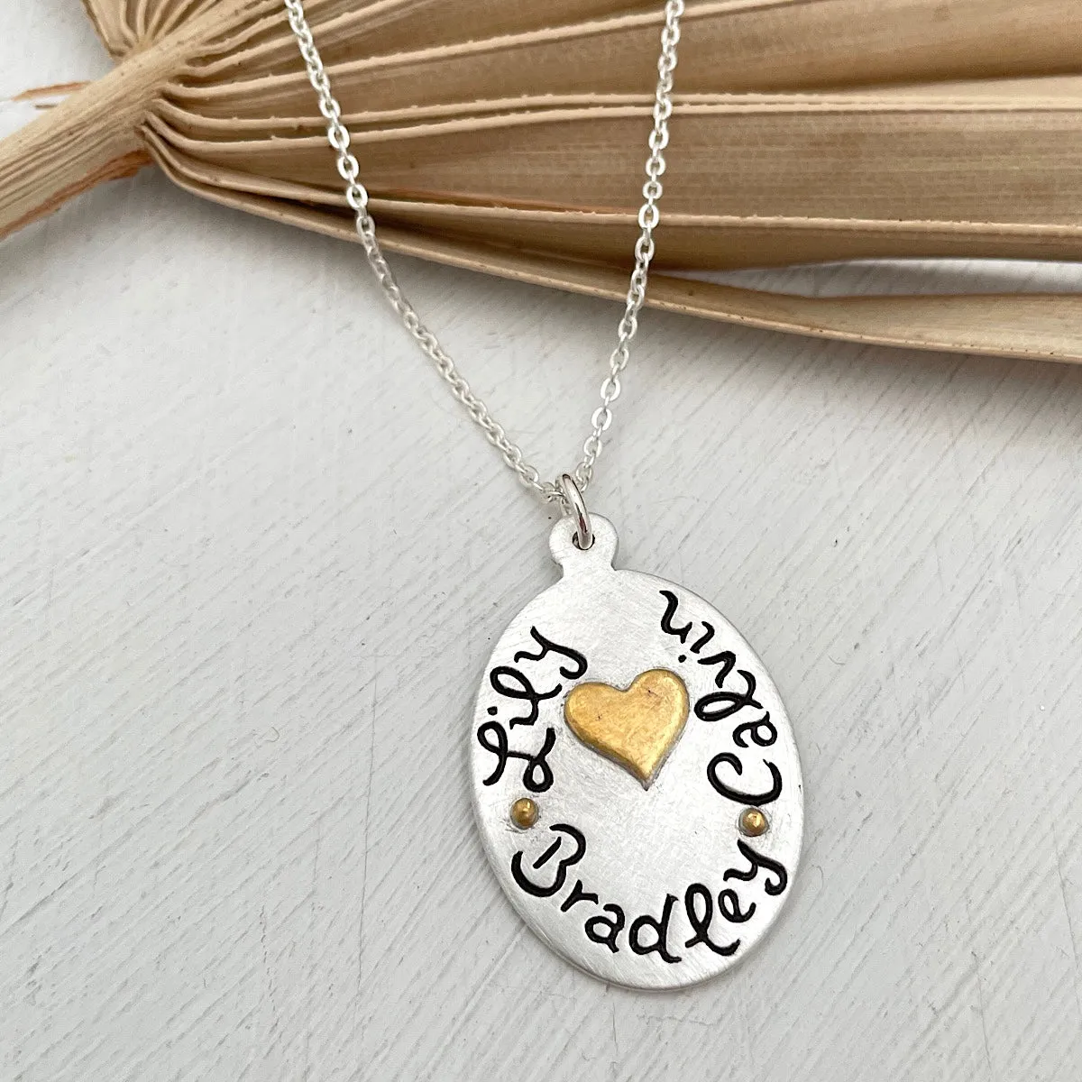 J'Adore Script Necklace