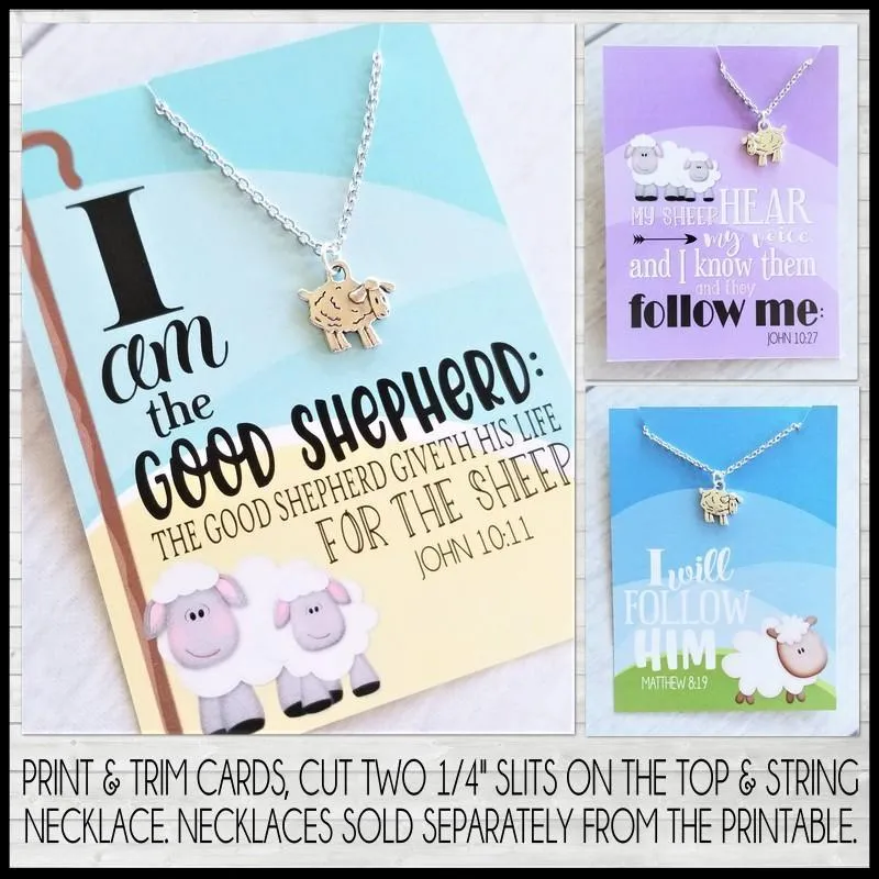 Jewelry QUOTE Cards {LAMB-3} PRINTABLE