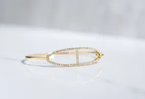 Kingston Buckle Bangle | Diamond