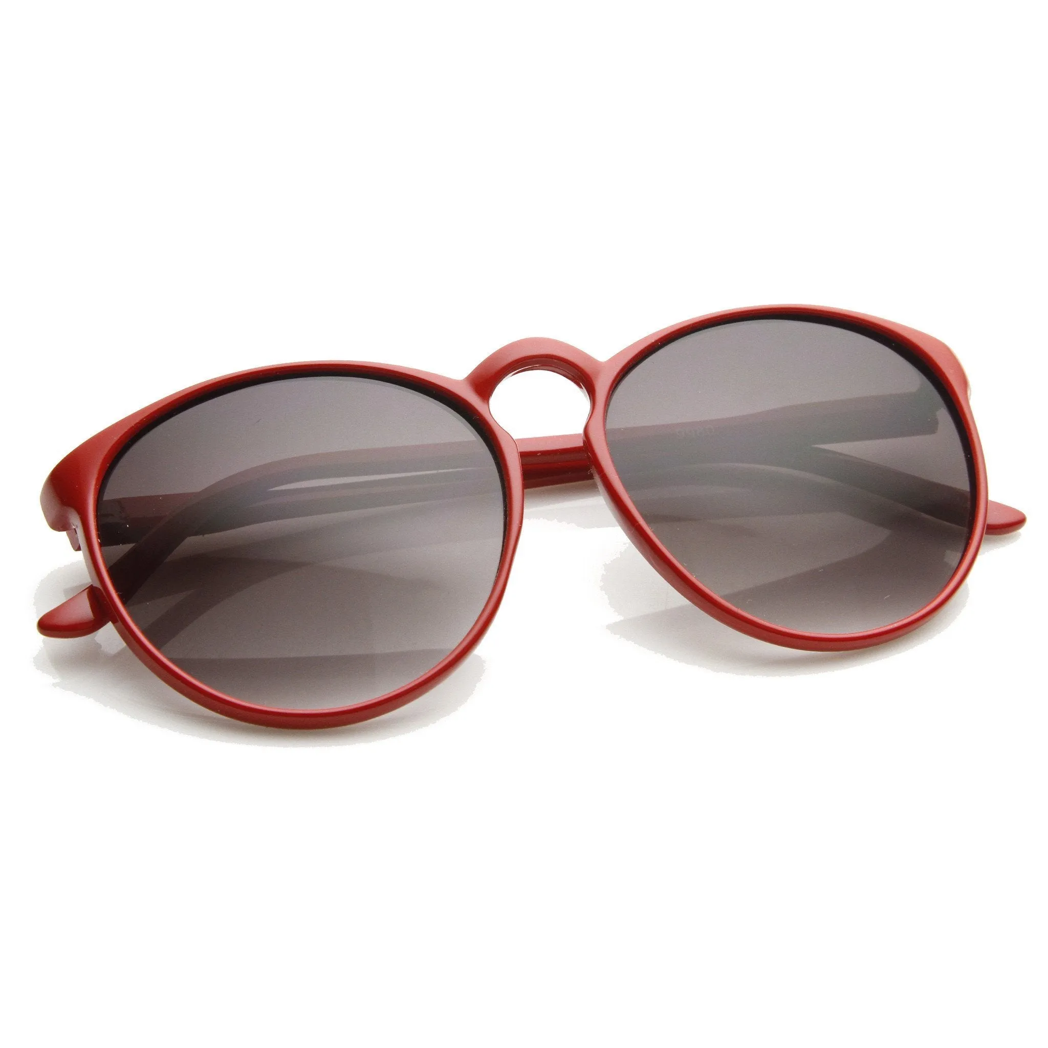 Large Round Key Hole Sunglasses