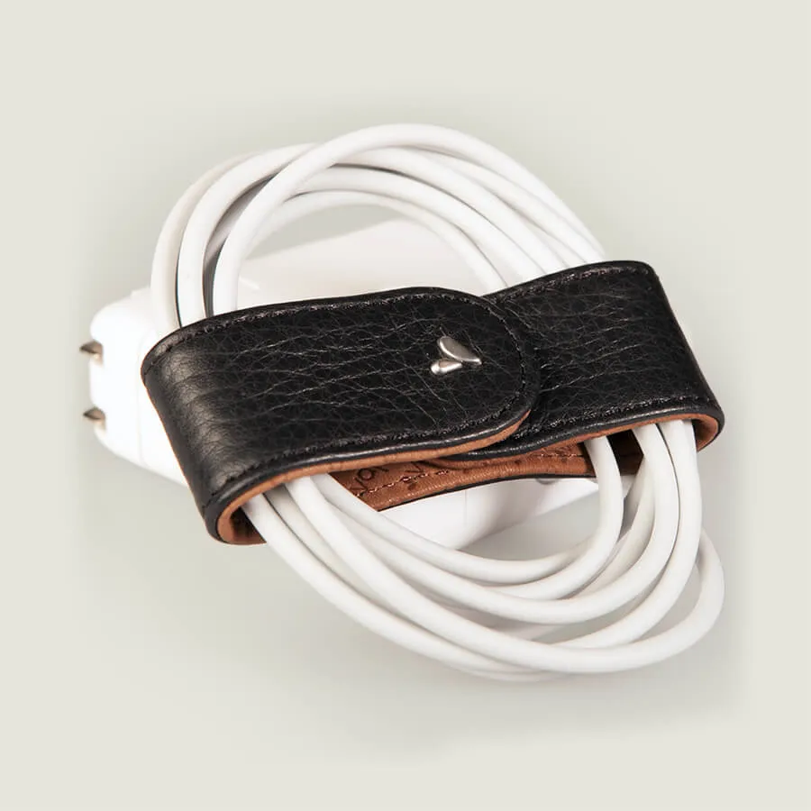 Leather Bow Cord Organizer