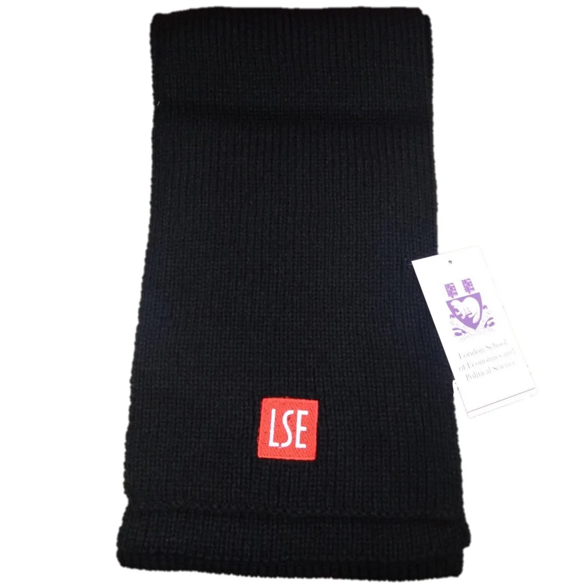 LSE Logo Black Scarf