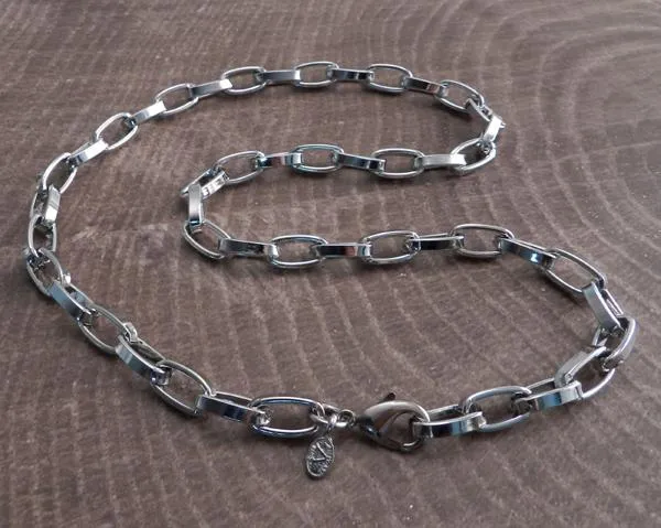 Modern Chrome Necklace