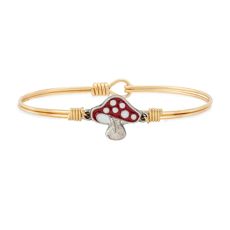 Mushroom Bangle Bracelet