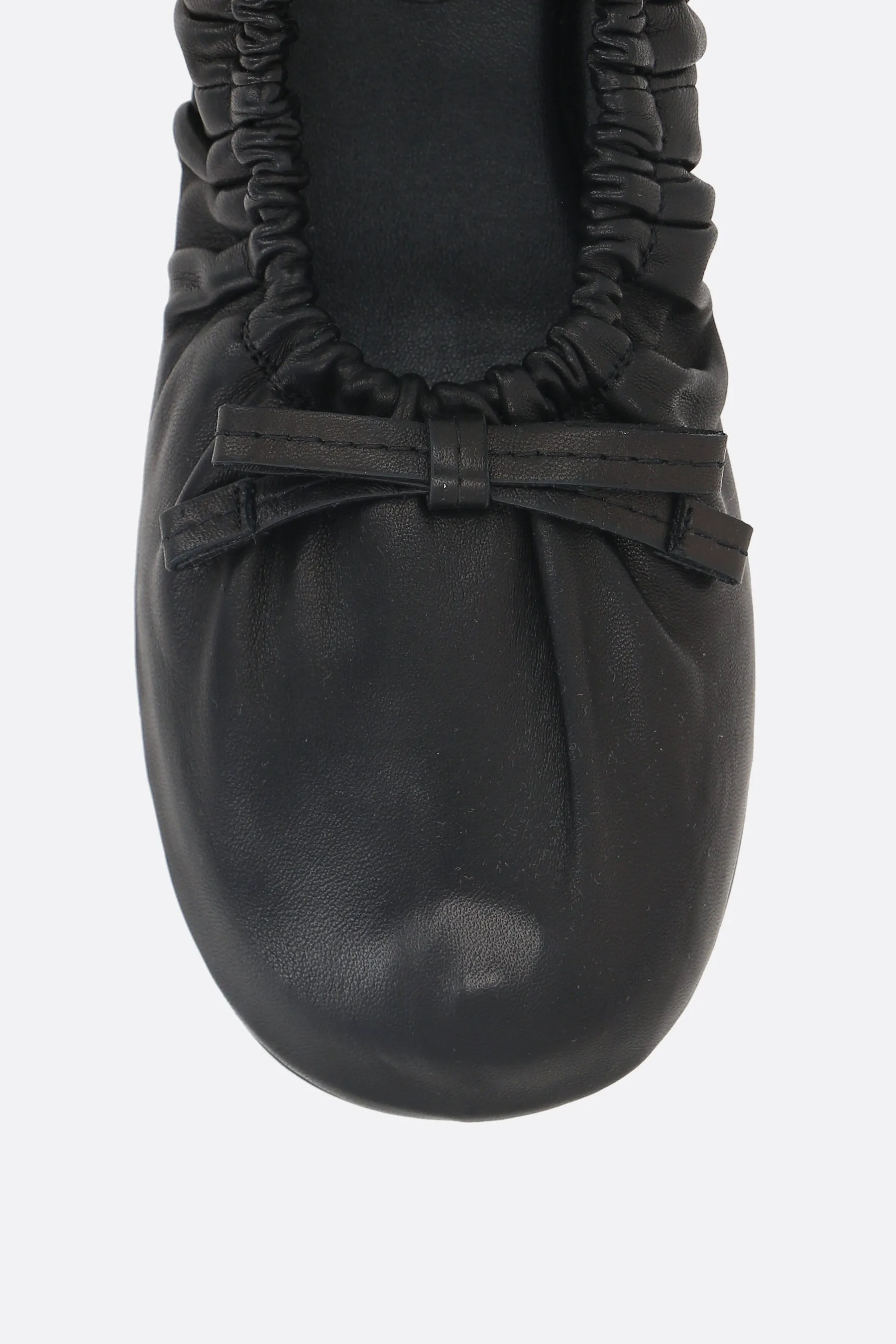 nappa ballerinas with bow