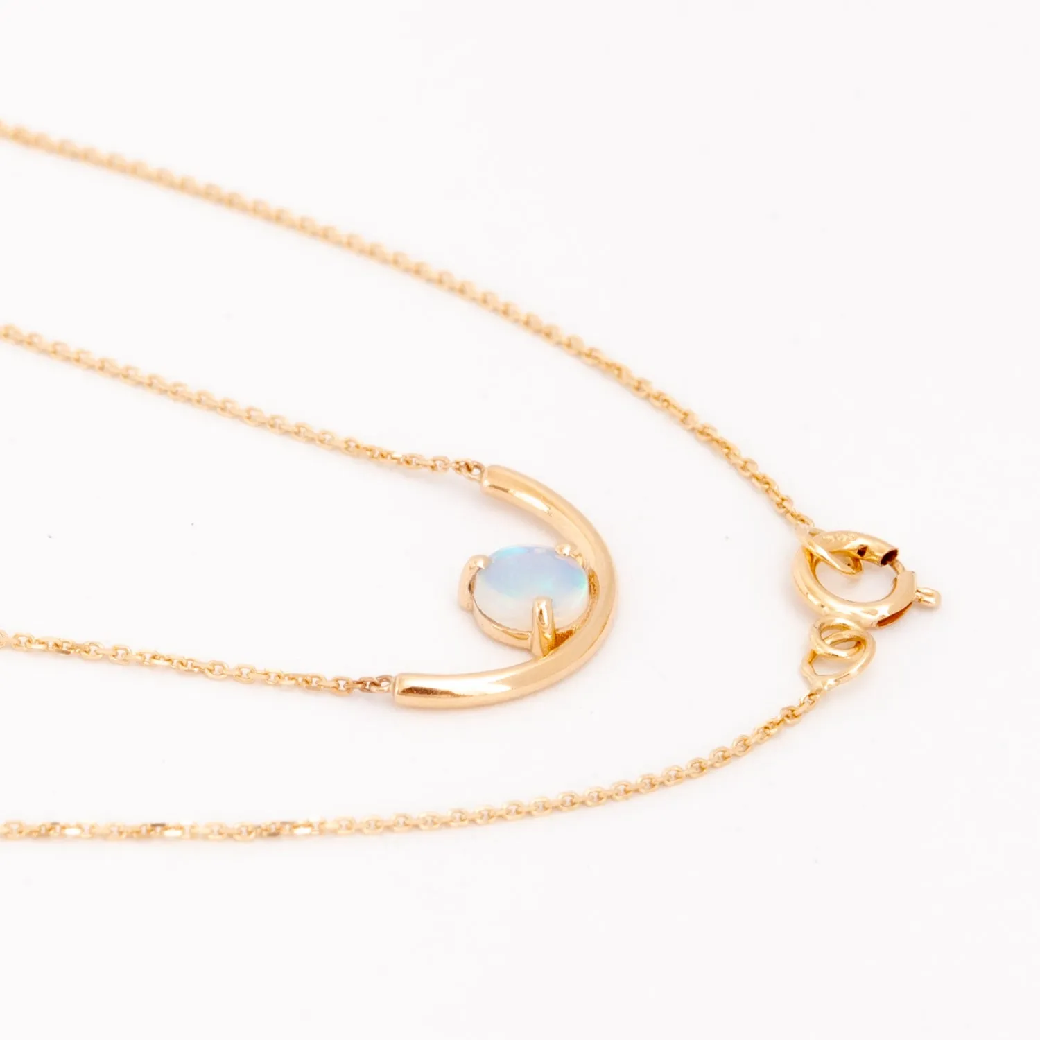 Opal Arc Necklace