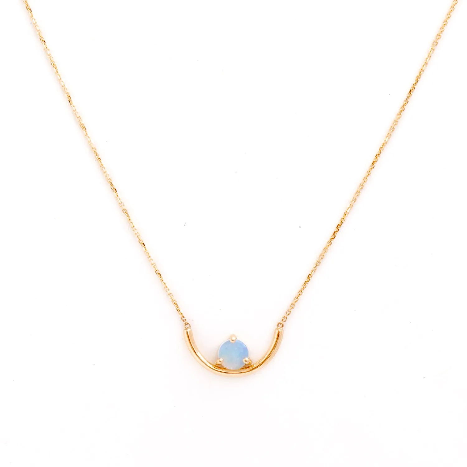 Opal Arc Necklace