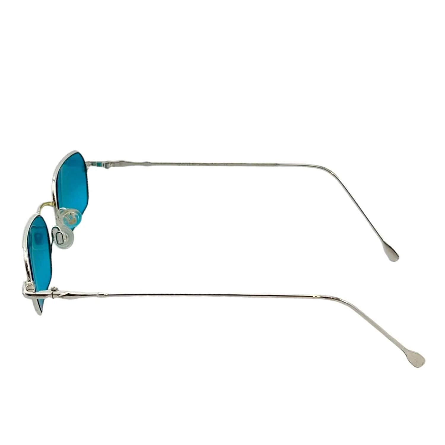 OPTICA Sunglasses - Turquoise & Silver