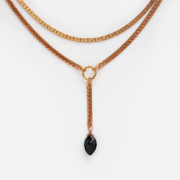 Elegant Palmer Gemstone Necklace with Premium Enhancements