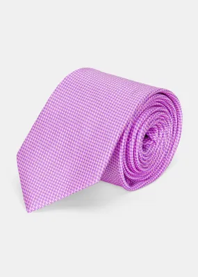 Pink Textured Tie