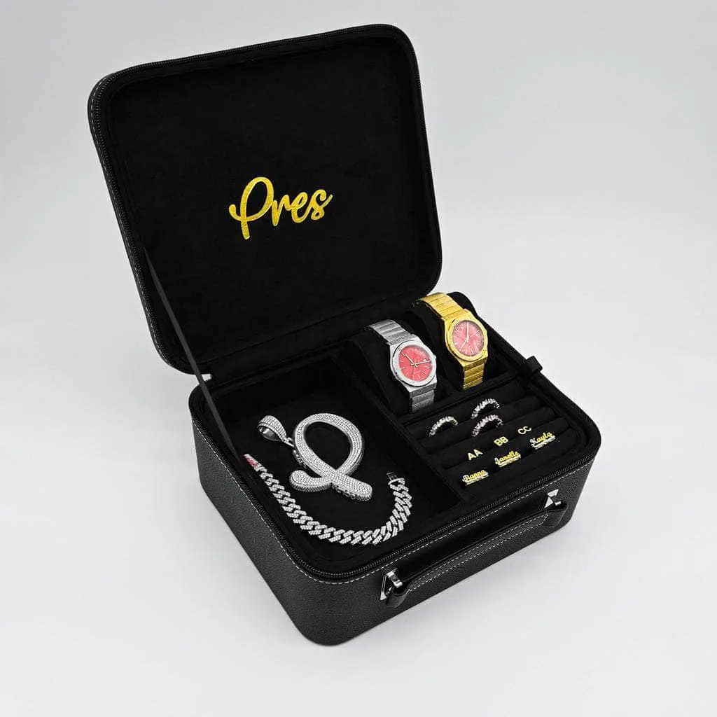 Pres Premium Jewelry Box Black