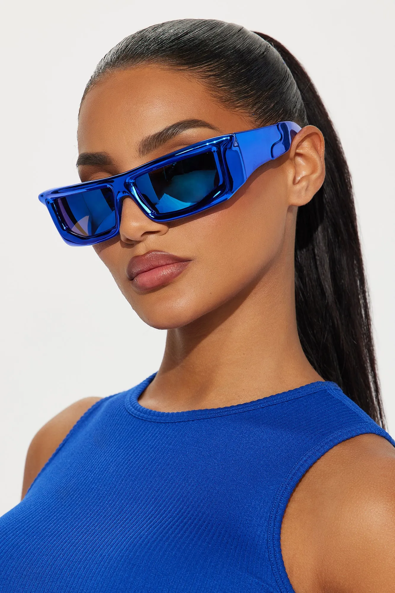 Blue Speed Spell Sunglasses - Enhanced